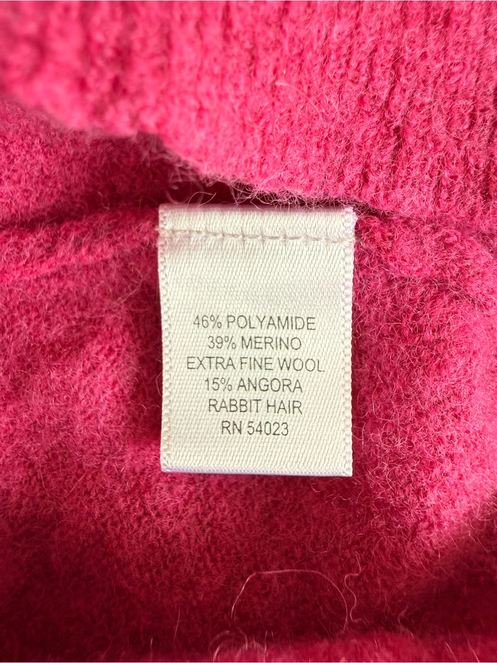 Banana Republic Hot Pink Short-Sleeve Crewneck Sweater - Picture 4 of 5